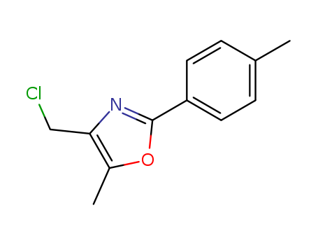 4-(chloromethyl)-5-methyl-2-(4-methylphenyl)-1,3-oxazole(SALTDATA: FREE)