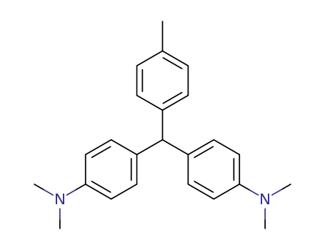 Molecular Structure of 641-58-7 (Benzenamine,4,4'-[(4-methylphenyl)methylene]bis[N,N-dimethyl-)