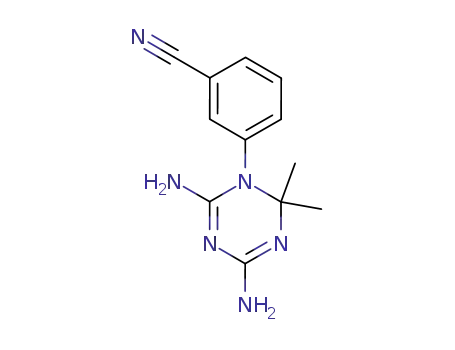 Benzonitrile, 3-(4,6-diamino-2,2-dimethyl-1,3,5-triazin-1(2H)-yl)-