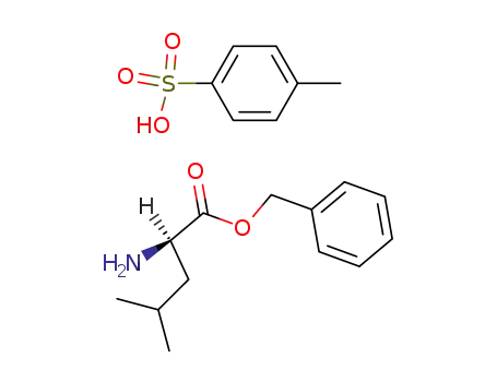Molecular Structure of 17664-93-6 (H-D-LEU-OBZL P-TOSYLATE)