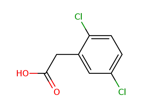 Molecular Structure of 5398-79-8 (Benzeneacetic acid, 2,5-dichloro-)