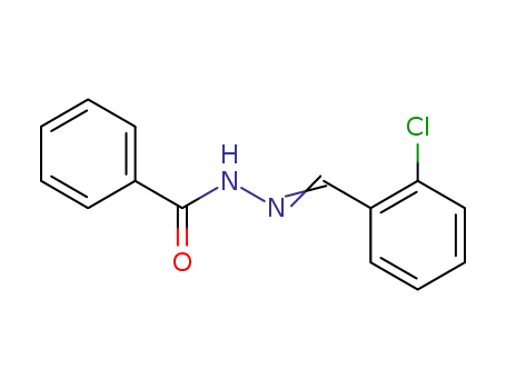 Molecular Structure of 22454-53-1 (Benzoic acid,2-[(2-chlorophenyl)methylene]hydrazide)