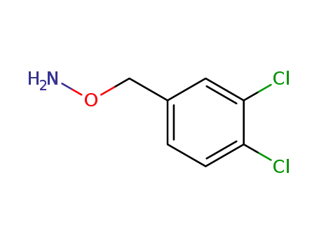 Molecular Structure of 84772-12-3 (O-(3,4-dichlorobenzyl)hydroxylaMine)