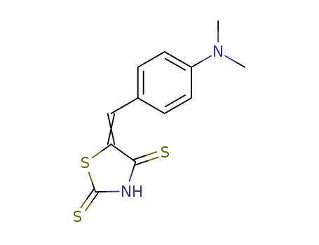 Molecular Structure of 4303-28-0 (5-(4-dimethylamino-benzylidene)-thiazolidine-2,4-dithione)