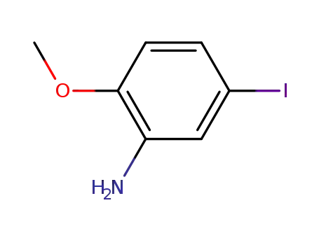 Molecular Structure of 77770-09-3 (5-IODO-2-METHOXYANILINE)