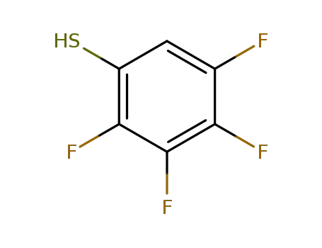 Molecular Structure of 3467-86-5 (Benzenethiol, 2,3,4,5-tetrafluoro-)