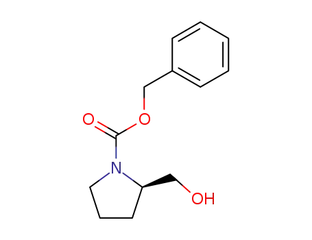 Molecular Structure of 72597-18-3 (Z-D-PROLINOL, 97)