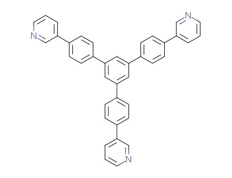 Molecular Structure of 921205-02-9 (TpPyPB , 1,3,5-tri(p-pyrid-3-yl-phenyl)benzene)