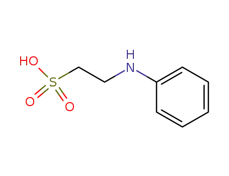 Molecular Structure of 58928-14-6 (N-PHENYLTAURINE)