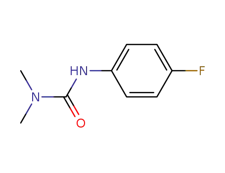 Molecular Structure of 332-33-2 (1,1-Dimethyl-3-(4-fluorophenyl)urea)