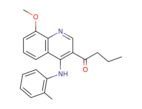 3-Butyryl-4-(2-methylphenylamino)-8-methoxyquinoline