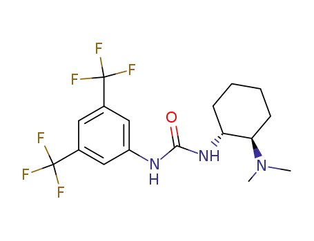 Molecular Structure of 820242-14-6 (N-[3,5-bis(trifluoroMethyl)phenyl]-N'-[(1R,2R)-2-(diMethylaMino)cyclohexyl]-Urea)