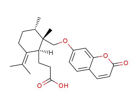 6-[(7-クマリニルオキシ)メチル]-α,2,3,6-テトラメチル-2-シクロヘキセン-1-酪酸
