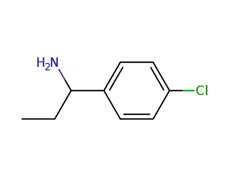 Molecular Structure of 74788-46-8 (1-(4-chlorophenyl)propan-1-amine)