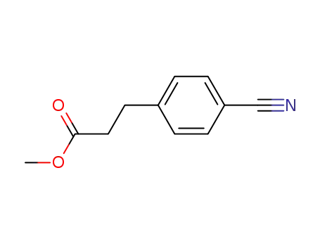 Molecular Structure of 75567-85-0 (methyl 3-(4-cyanophenyl)propanoate)