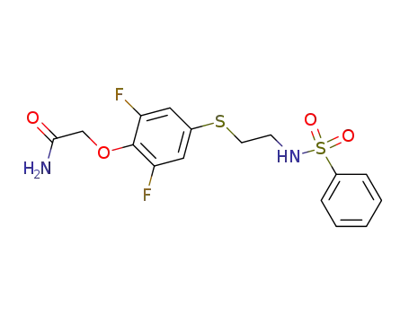 2,6- 디 플루오로 -4- [2- (페닐 설포 닐라 미노) E