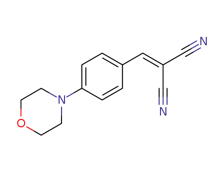 Molecular Structure of 66883-92-9 ([4-(morpholin-4-yl)benzylidene]propanedinitrile)