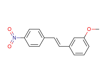 Molecular Structure of 14064-58-5 (1-methoxy-3-[(E)-2-(4-nitrophenyl)ethenyl]benzene)
