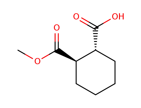 Molecular Structure of 96894-64-3 ((1R,2R)-2-(Methoxycarbonyl)cyclohexanecarboxylic acid)