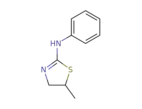 Molecular Structure of 13163-27-4 (5-methyl-N-phenyl-4,5-dihydro-1,3-thiazol-2-amine)