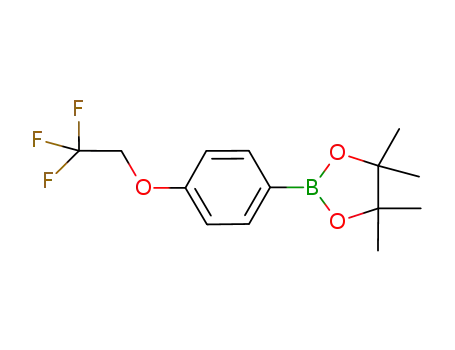 Molecular Structure of 886528-42-3 (4-(2,2,2-Trifluoroethoxy)phenylboronic acid pinacol ester)