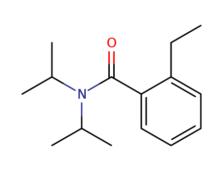 Molecular Structure of 153184-10-2 (Benzamide, 2-ethyl-N,N-bis(1-methylethyl)-)