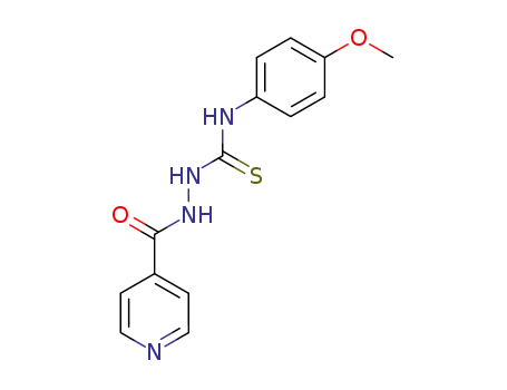 4-Pyridinecarboxylic acid,
2-[[(4-methoxyphenyl)amino]thioxomethyl]hydrazide