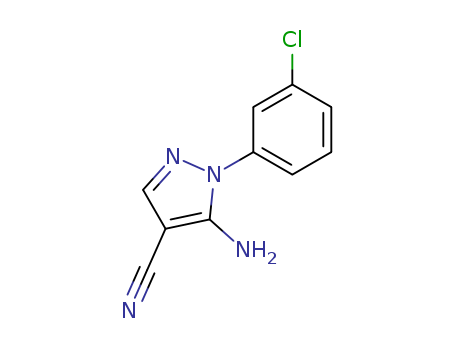 5-amino-1-(3-chlorophenyl)pyrazole-4-carbonitrile cas no. 51516-68-8 96%