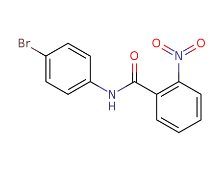 Molecular Structure of 2385-26-4 (Benzamide, N-(4-bromophenyl)-2-nitro-)