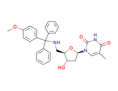 Thymidine, 5'-deoxy-5'-[[(4-methoxyphenyl)diphenylmethyl]amino]-