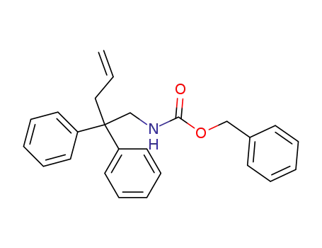benzyl (5-methyl-2,2-diphenylhex-4-en-1-yl)carbamate