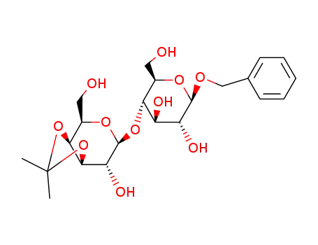 Molecular Structure of 18404-73-4 (BENZYL 4-O-BETA-D-GALACTOPYRANOSYL-BETA-D-GLUCOPYRANOSIDE)