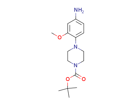 1-Piperazinecarboxylic acid, 4-(4-amino-2-methoxyphenyl)-,
1,1-dimethylethyl ester