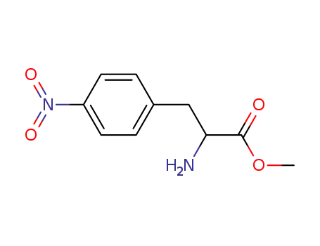 Molecular Structure of 85317-52-8 (4-NITRO-PHENYLALANINE METHYL ESTER)