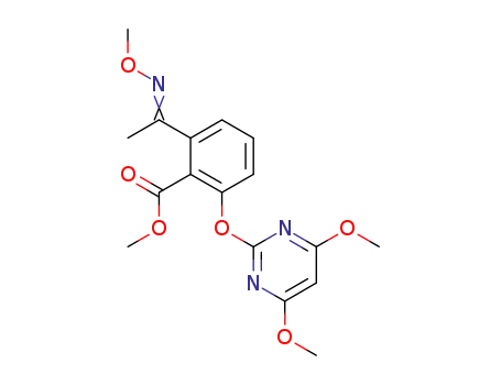 Molecular Structure of 136191-64-5 (PYRIMINOBAC-METHYL (E))