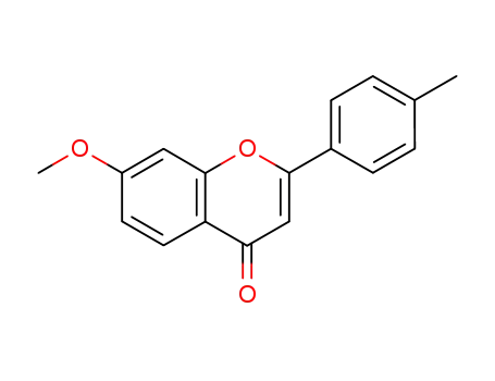 4H-1-Benzopyran-4-one, 7-methoxy-2-(4-methylphenyl)-