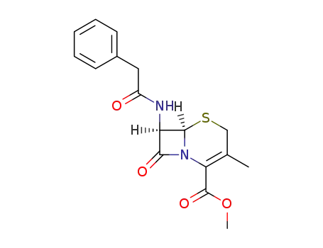 3-methyl-7β-phenylacetamidoceph-3-em-4-carboxylic acid methyl ester