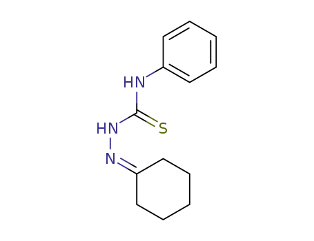 Molecular Structure of 80269-69-8 (Hydrazinecarbothioamide, 2-cyclohexylidene-N-phenyl-)