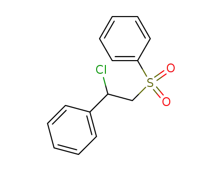 Molecular Structure of 6461-58-1 ([(2-chloro-2-phenylethyl)sulfonyl]benzene)