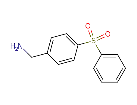 Molecular Structure of 94341-56-7 ((4-(phenylsulfonyl)phenyl)MethanaMine)