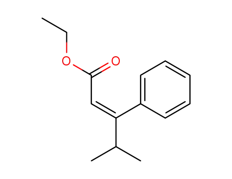 Molecular Structure of 62751-30-8 (2-Pentenoic acid, 4-methyl-3-phenyl-, ethyl ester, (Z)-)