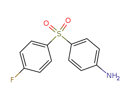 Molecular Structure of 312-35-6 (Benzenamine, 4-[(4-fluorophenyl)sulfonyl]-)