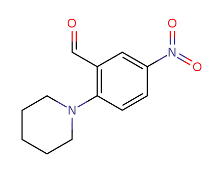 Molecular Structure of 30742-60-0 (5-NITRO-2-PIPERIDINOBENZALDEHYDE)