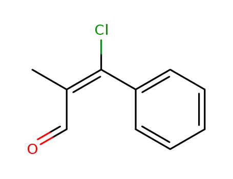 Molecular Structure of 31357-82-1 ((Z)-3-CHLORO-2-METHYL-3-PHENYL-ACRYLALDEHYDE)