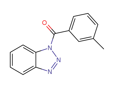 Molecular Structure of 313549-89-2 ((1H-benzo-[d][1,2,3]triazol-1-yl)(m-tolyl)methanone)