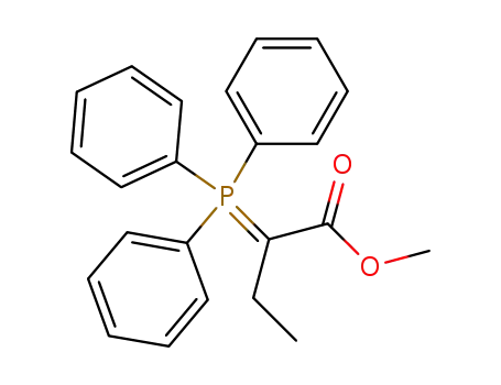 Molecular Structure of 24448-83-7 (Butanoic acid, 2-(triphenylphosphoranylidene)-, methyl ester)