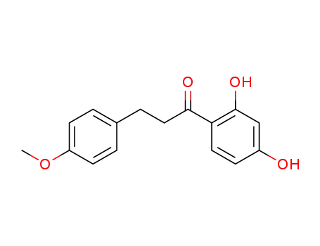 Molecular Structure of 93435-21-3 (2',4'-DIHYDROXY-3-(P-METHOXYPHENYL)-PROPIOPHENONE)