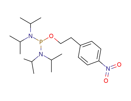 Molecular Structure of 108787-34-4 (bis(N,N-diisopropylamino)-2-(4-nitrophenyl)ethoxyphosphane)