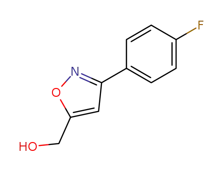 Molecular Structure of 206055-89-2 ([3-(4-FLUORO-PHENYL)-ISOXAZOL-5-YL]-METHANOL)