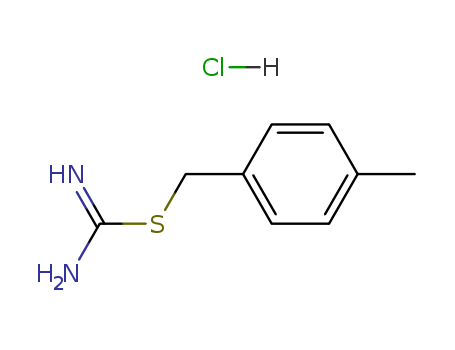 Carbamimidothioic acid,(4-methylphenyl)methyl ester, hydrochloride (1:1) cas  940-63-6